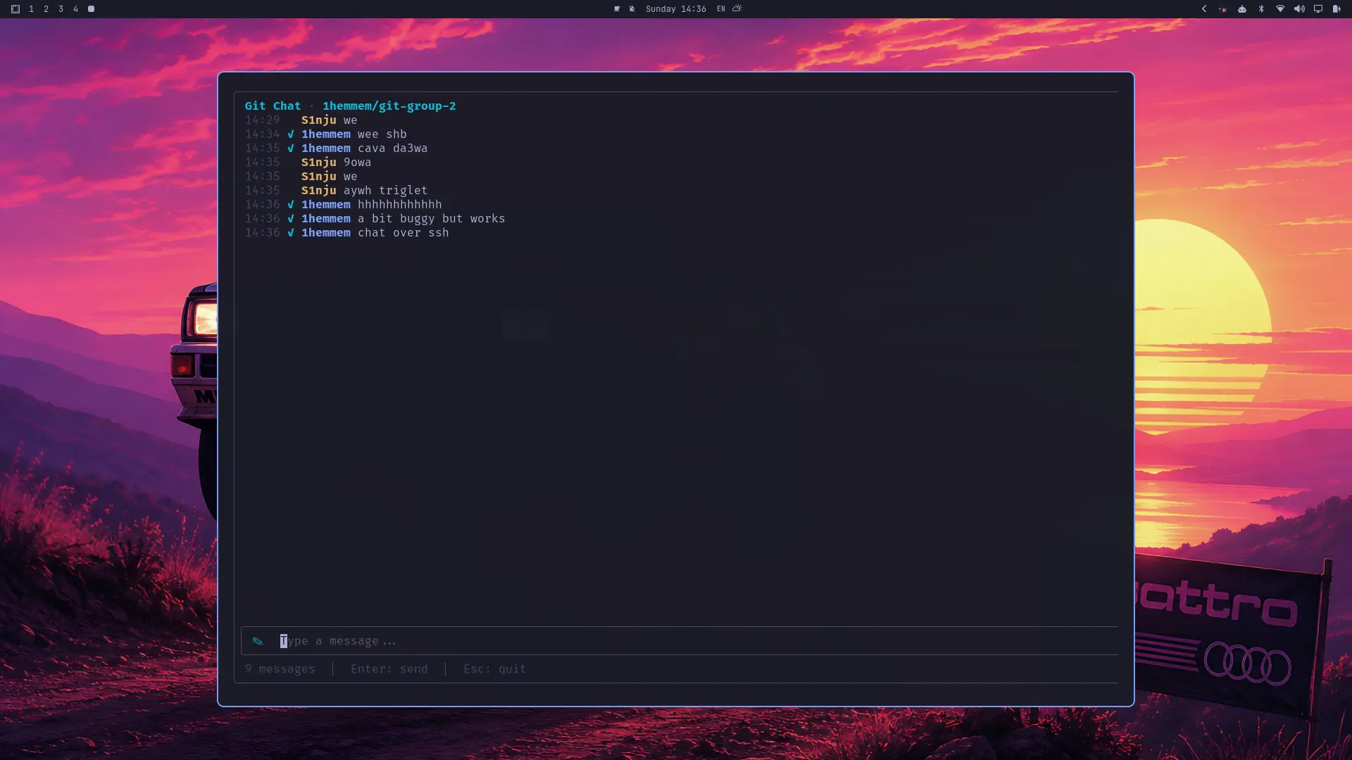 git-chat preview